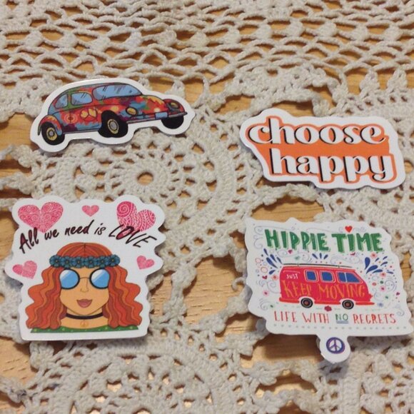 Stickers for cellphone, hydration bottles, etc. Hippie vibe - Picture 6 of 7